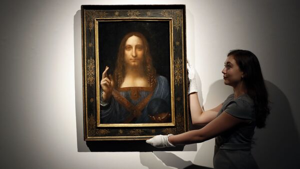 Картина «Спасителя мира» Леонардо да Винчи на аукционе Christie’s - Sputnik Азербайджан