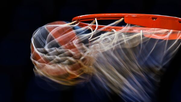 На тренировке баскетбольного клуба - Sputnik Азербайджан