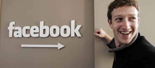 Основателей социальной сети Facebook Марк Цукерберг - Sputnik Азербайджан