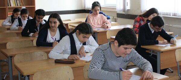 Республиканская олимпиада по русскому языку и литературе Alyona Salayeva - Sputnik Азербайджан