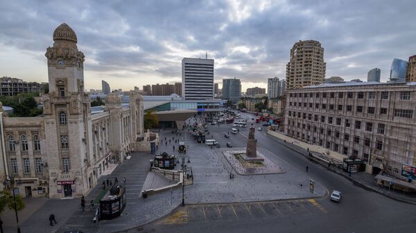 Станция метро 28 Мая в Баку, фото из архива - Sputnik Азербайджан