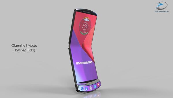 Концепт смартфона Motorola RAZR V4 - Sputnik Азербайджан