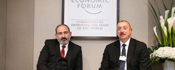 Президент Азербайджана Ильхам Алиев и Николь Пашинян - Sputnik Азербайджан