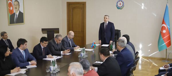 Расширенное заседание коллегии Государственного комитета по градостроительству и архитектуре Расширенное заседание коллегии Государственного комитета по градостроительству и архитектуре - Sputnik Азербайджан