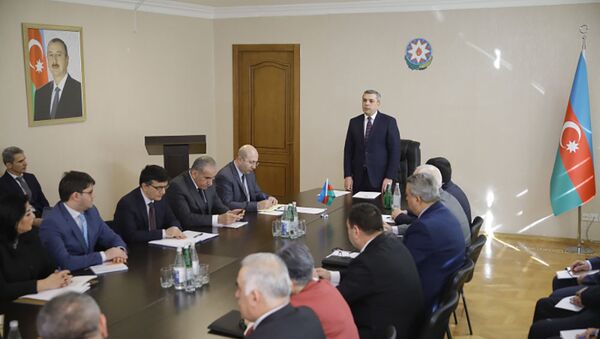 Расширенное заседание коллегии Государственного комитета по градостроительству и архитектуре - Sputnik Азербайджан