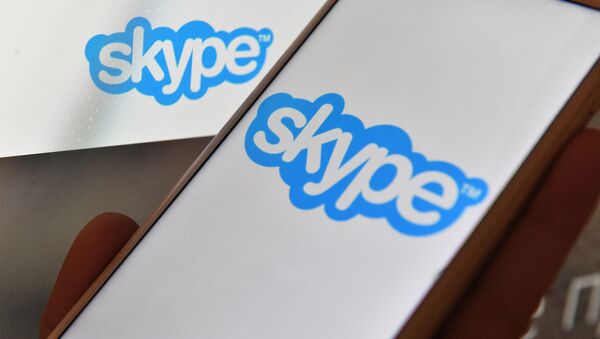 Логотип программы Skype - Sputnik Azərbaycan