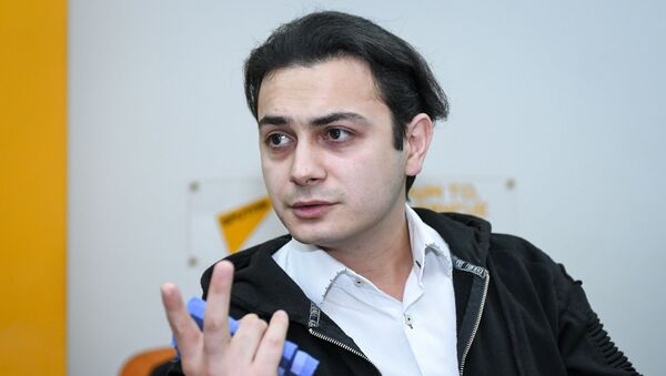Джавид Османов, известный телерадиоведущий - Sputnik Азербайджан