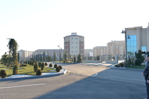 Одна из центральных улиц Гянджи - Sputnik Азербайджан