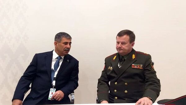 Встреча министров обороны Азербайджана и Беларуси - Sputnik Азербайджан
