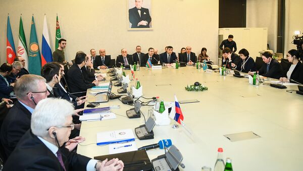 Первое заседание Рабочей группы высокого уровня по вопросам Каспийского моря - Sputnik Azərbaycan
