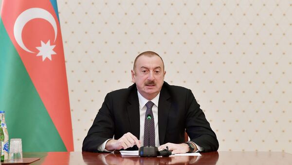 Azərbaycan Respublikasının Prezidenti İlham Əliyev - Sputnik Азербайджан