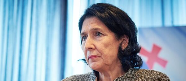 Президент Грузии, лидер партии «Грузинская мечта» Саломе Зурабишвили Президент Грузии, лидер партии «Грузинская мечта» Саломе Зурабишвили - Sputnik Азербайджан