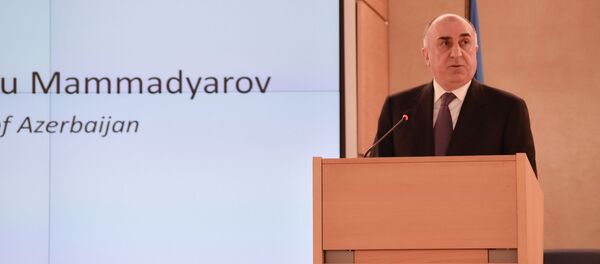 Министр иностранных дел Азербайджана Эльмар Мамедъяров - Sputnik Азербайджан