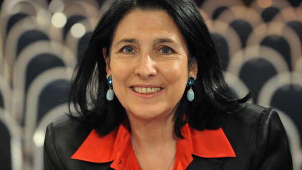 Gürcüstanın Prezidenti Salome Zurabişvili - Sputnik Азербайджан