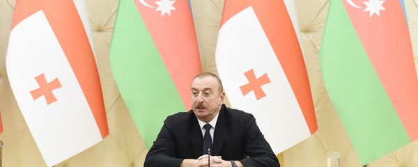 Azərbaycan Respublikasının Prezidenti İlham Əliyev və Gürcüstan Prezidenti xanım Salome Zurabişvili mətbuata bəyanatlarla çıxış ediblər Azərbaycan Respublikasının Prezidenti İlham Əliyev və Gürcüstan Prezidenti xanım Salome Zurabişvili mətbuata bəyanatlarla çıxış ediblər - Sputnik Азербайджан