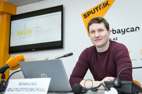 Руководитель Центра интернет-технологий МИА Россия сегодня Алексей Филипповский - Sputnik Азербайджан