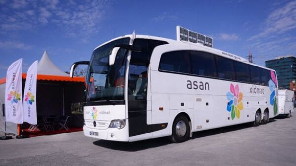 Автобус ASAN xidmət  - Sputnik Азербайджан