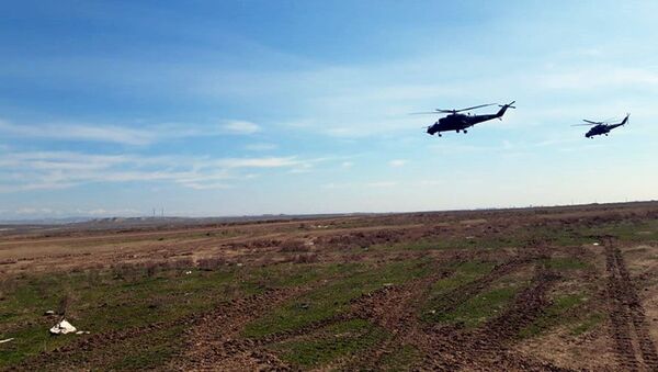 Азербайджанская армия передислоцировала боевые самолеты и вертолеты - Sputnik Азербайджан