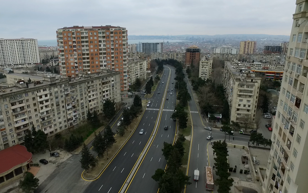 Реконструкция автомобильной дороги в Хатаинском районе Баку - Sputnik Азербайджан