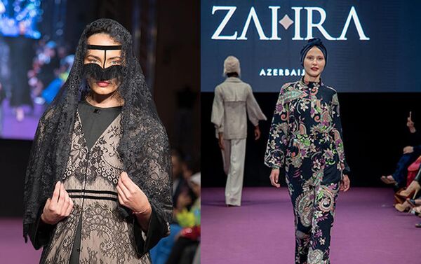 Показ мод в рамках недели моды Modest Fashion Week - Sputnik Азербайджан