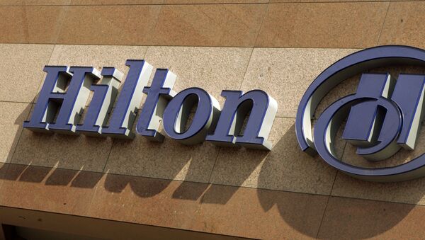 Корпоративный логотип сети отелей Hilton - Sputnik Азербайджан
