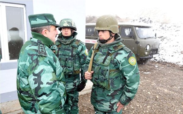 Эльчин Гулиев ознакомился с работами по усовершенствованию территориальной обороны в Газахском и Агстафинском районах - Sputnik Азербайджан
