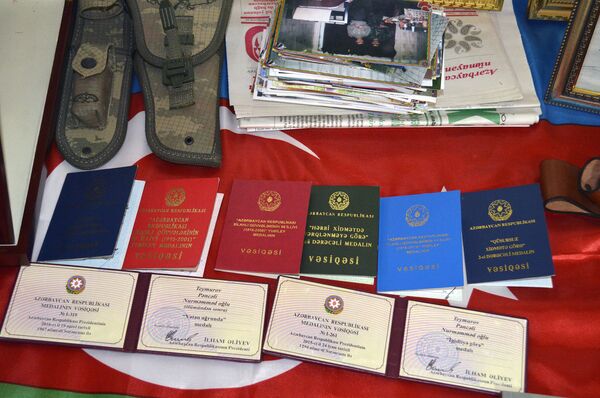 Три года назад исполнилась мечта прапорщика Теймурова, который погиб, защищая Родину - Sputnik Азербайджан