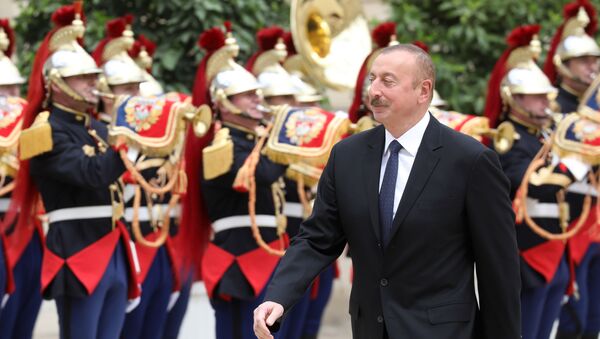 Azərbaycan prezidenti İlham Əliyev Fransada - Sputnik Azərbaycan