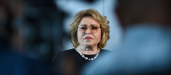 Председатель Совета Федерации РФ Валентина Матвиенко Председатель Совета Федерации РФ Валентина Матвиенко - Sputnik Азербайджан