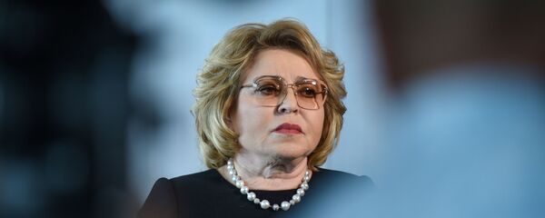 Председатель Совета Федерации РФ Валентина Матвиенко Председатель Совета Федерации РФ Валентина Матвиенко - Sputnik Азербайджан