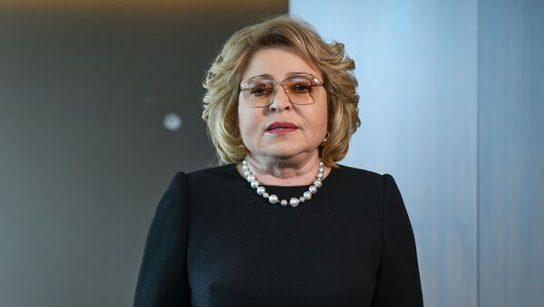 Председатель Совета Федерации РФ Валентина Матвиенко - Sputnik Азербайджан