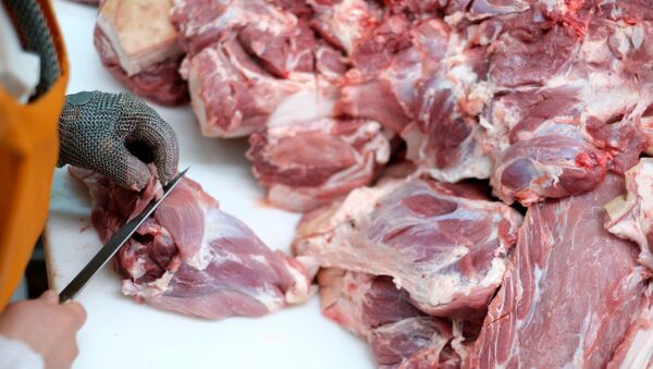 Мясо, фото из архива - Sputnik Азербайджан