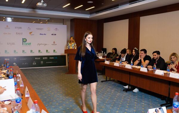 Первый тур отбора международного конкурса красоты Miss & Mister Planet Azerbaijan 2019 - Sputnik Азербайджан