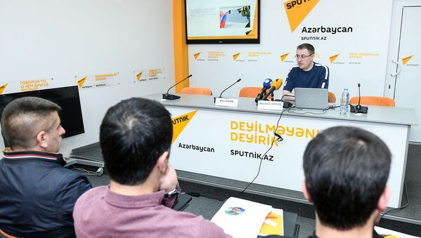 Мастер-класс о продуктивном освещении крупных спортивных событий в рамках образовательного проекта SputnikPro для представителей СМИ - Sputnik Azərbaycan