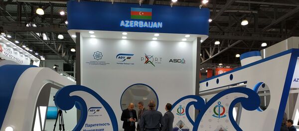 Cтенд Азербайджана на международной выставке ТрансРоссия Cтенд Азербайджана на международной выставке ТрансРоссия - Sputnik Азербайджан