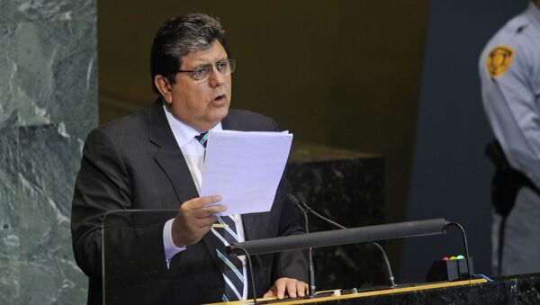 Президент Перу Алан Гарсия - Sputnik Azərbaycan