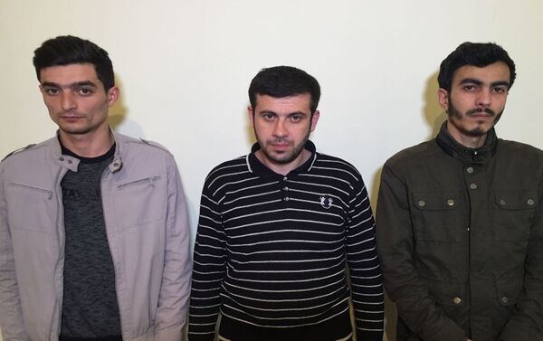 Задержанные Амиль Мамедли, Чингиз Ханкишиев и Али Исмаилов - Sputnik Азербайджан
