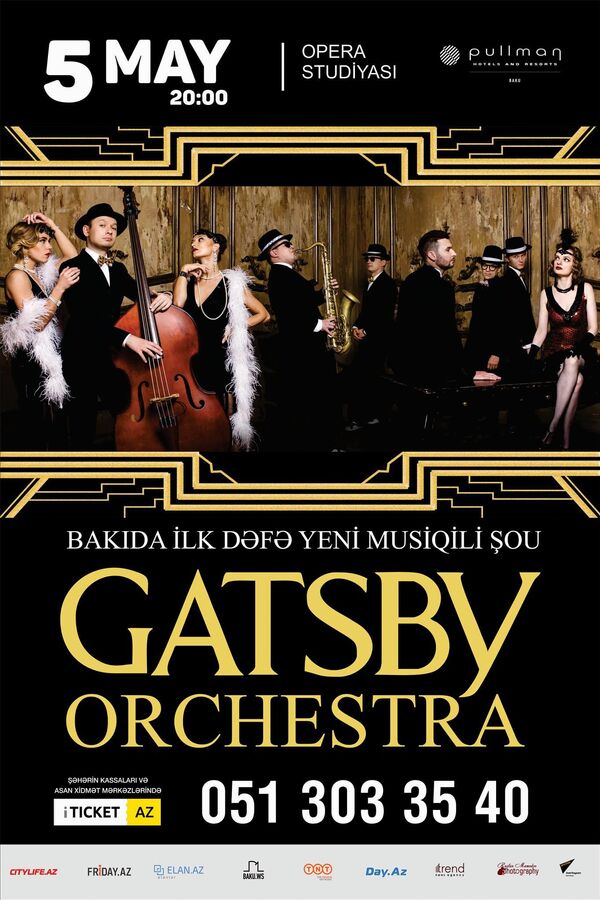 В Баку выступит знаменитый Gatsby Orchestra В Баку выступит знаменитый Gatsby Orchestra - Sputnik Азербайджан