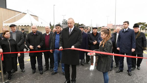 İlham Əliyev Mərdəkan-Qala avtomobil yolunun açılışında iştirak edib - Sputnik Azərbaycan
