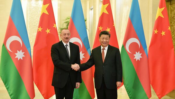 Встреча президента Азербайджана Ильхама Алиева с Председателем Китайской Народной Республики Си Цзиньпином - Sputnik Азербайджан