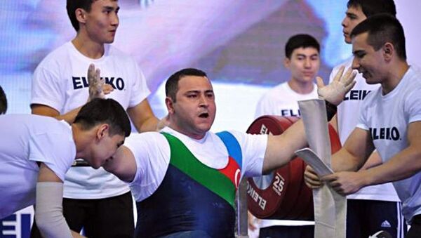 Азербайджанские паралимпийцы завоевали вторую золотую медаль на кубке мира - Sputnik Азербайджан