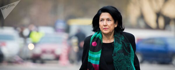 Gürcüstan prezidenti Salome Zurabişvili yeni prezident igamətgahında Gürcüstan prezidenti Salome Zurabişvili yeni prezident igamətgahında - Sputnik Азербайджан