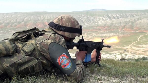 Начались совместные азербайджано-турецкие тактические учения с боевой стрельбой - Sputnik Азербайджан