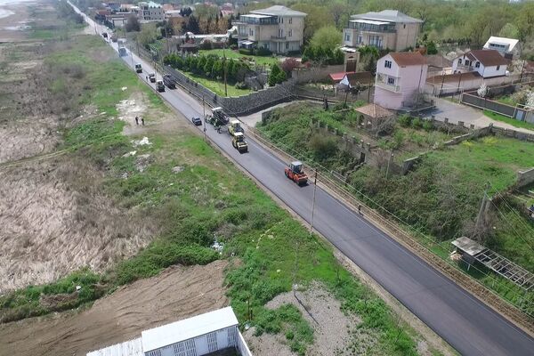 Xudat-Nabran avtomobil yolu əsaslı şəkildə təmir edilir - Sputnik Azərbaycan