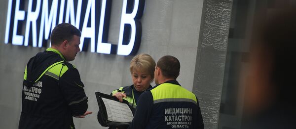 Ситуация в аэропорту Шереметьево - Sputnik Азербайджан