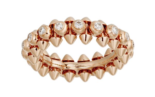 Кольцо Clash de Cartier из розового золота с бриллиантами - Sputnik Азербайджан