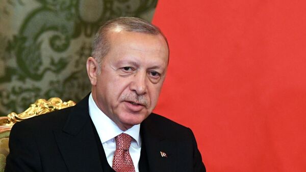 Türkiyə Prezidenti Rəcəb Tayyib Ərdoğan - Sputnik Азербайджан