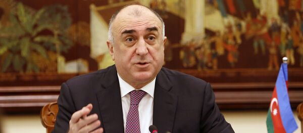 Министр иностранных дел Азербайджана Эльмар Мамедъяров - Sputnik Азербайджан