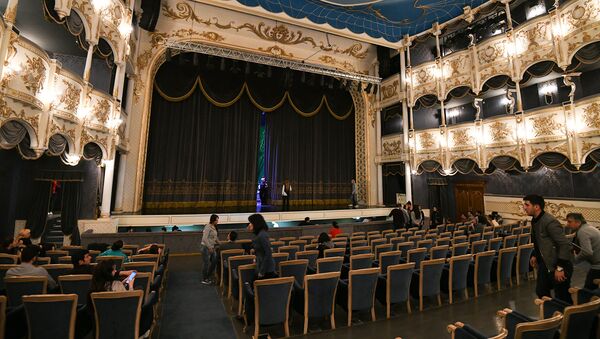 Azərbaycan Dövlət Akademik Musiqili Teatrının tamaşa zalı - Sputnik Azərbaycan