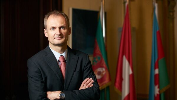 Бывший посол Швейцарии в Азербайджане Филипп Штальдер - Sputnik Азербайджан